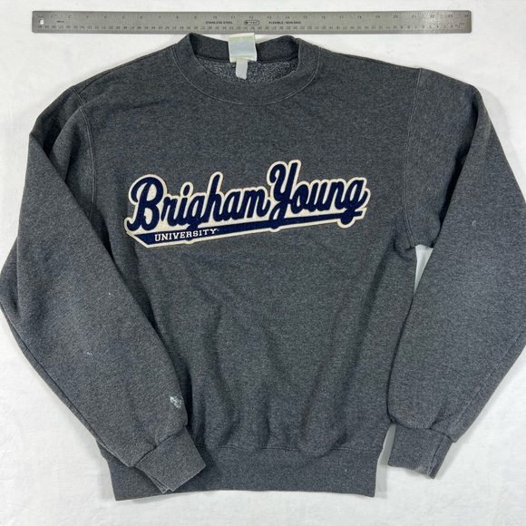 Vintage Brigham Young University Champion Crewneck Sweater - Picture 1 of 4